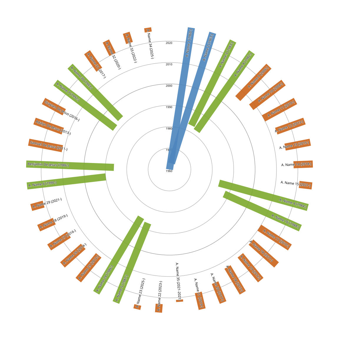 Descendants Family Tree Print